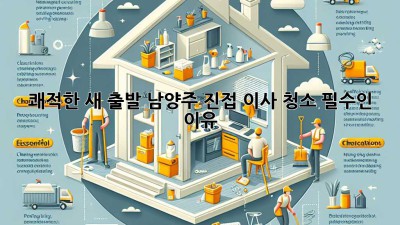 ✨ 쾌적한 새 출발! 남양주 진접 이사 청소 필수인 이유 🏡