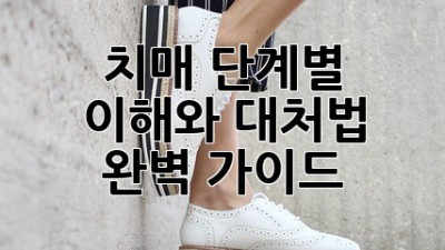 치매, 단계별 이해와 대처법 완벽 가이드